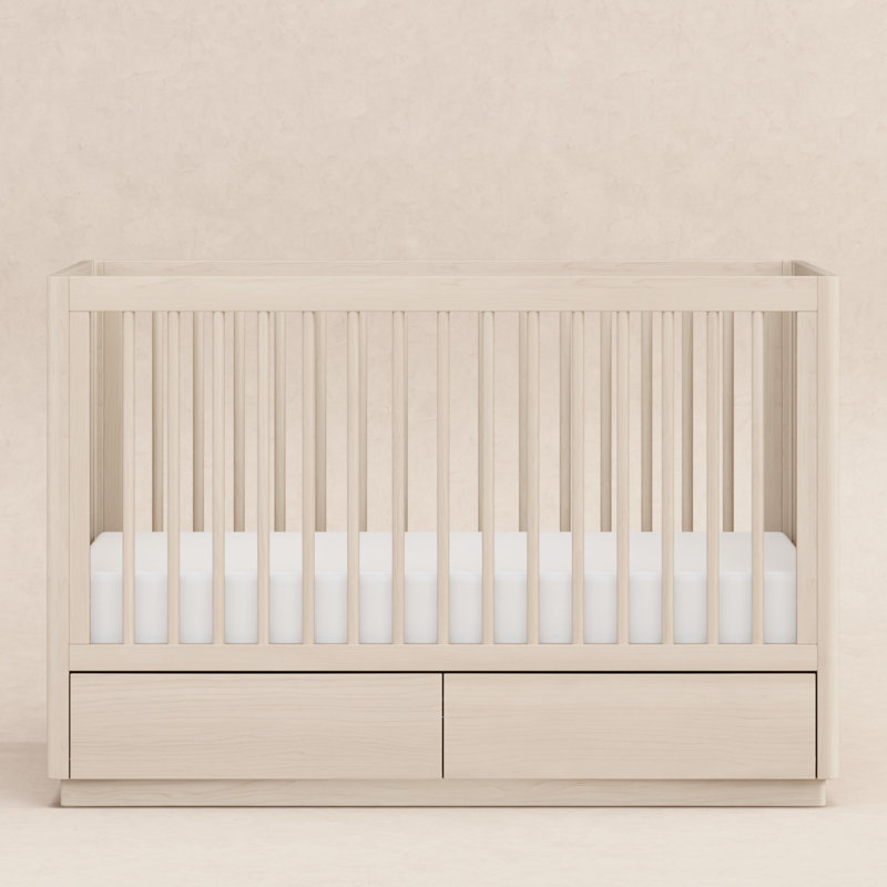Bento 3-in-1 Convertible Crib with Storage, Washed Natural