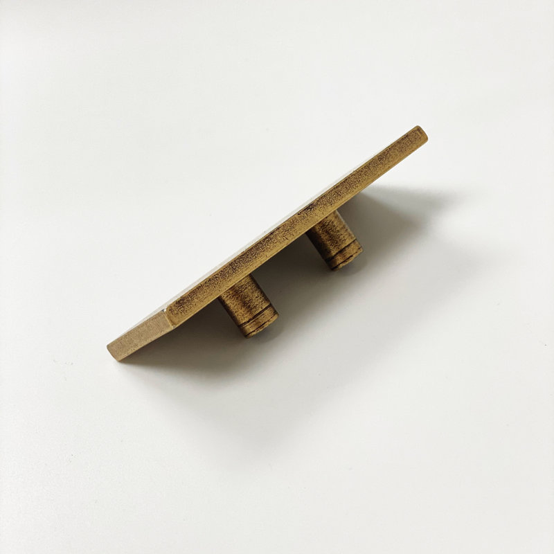 Granada 1 1/4" Center to Center Cabinet Handle in Aged Brass