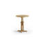 Round Ash Solid Wood Outdoor Bistro Table - 55 cm W 55 cm D-86502600