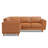 Shanteka L-Shape Corner Leather Sectional Sofa, Ultimate Comfort