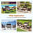 PE Wicker 4-Piece Patio Furniture Set with Glass Table & Cushions, 4 Piece Wicker Patio Set for Balcony / Backyard / Porch / Poolside-409071305
