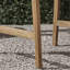 Ensemble de 2 chaises de salle à manger d'extérieur résistantes aux intempéries en bois d'acacia Adirondack-848826339