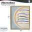 Plaque de cadre flottant de sardines, design par The Prints Vibe-2106569270-2106569271