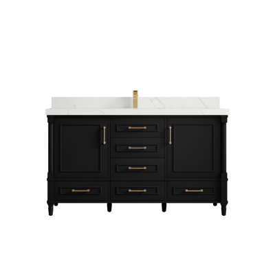 Ensemble de meuble-lavabo simple 60 po Aberdeen