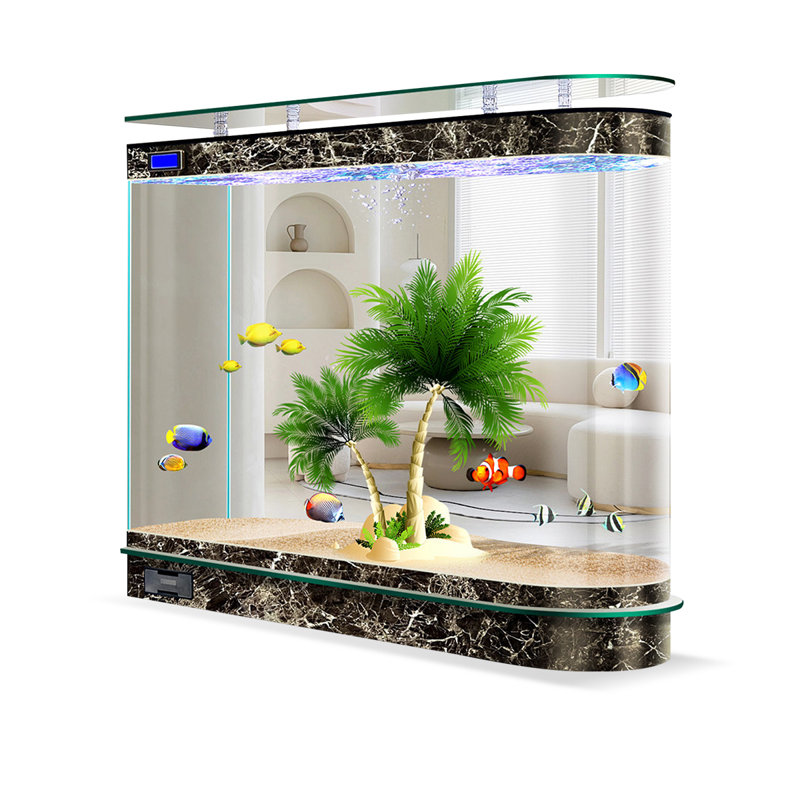 Réservoir d'aquarium moderne en bois manufacturé 135-142 gallons Eco, Couleur de l'image