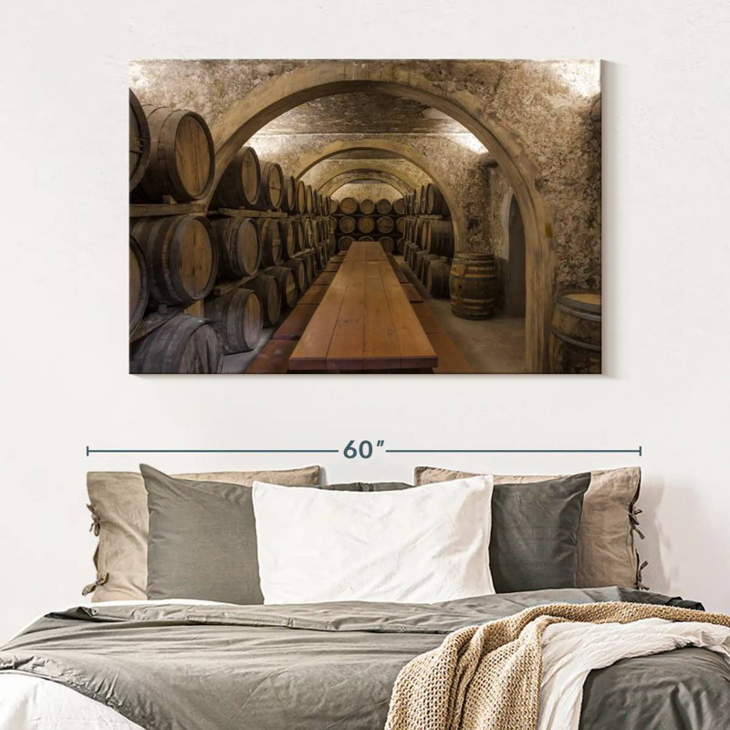 Lilie Wine Barrel Cellar, 34" H x 51" W