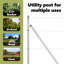 100 cm H x 3.2 cm W Steel Fencing Kits Fencing