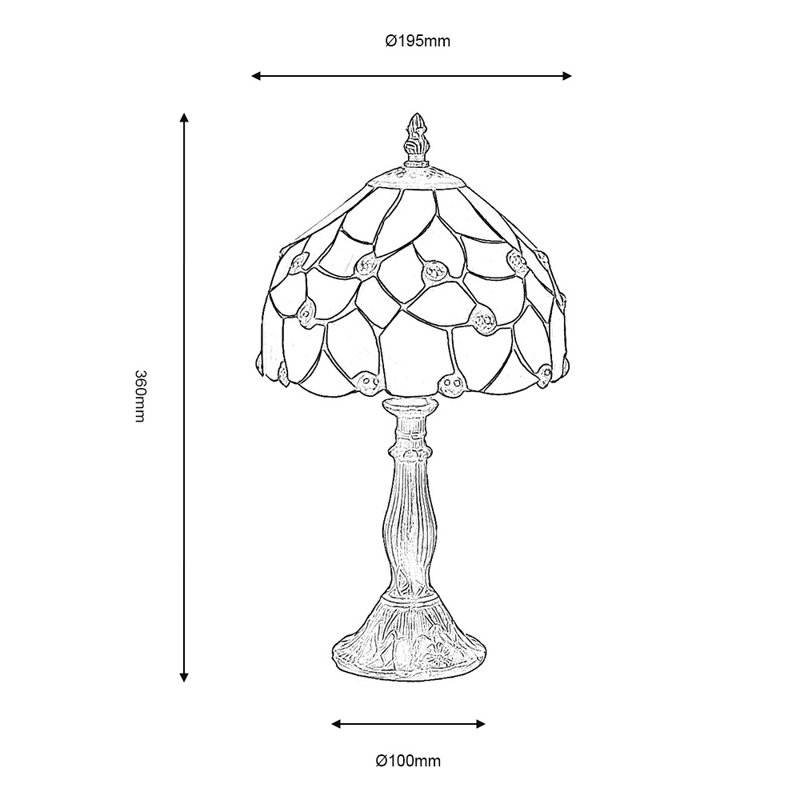 Brashears Metal Table Lamp