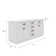 Hartford 72" Carrara White Marble Countertop Bath Vanity in Pure White with Faucet and Mirror