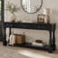 Longue console avec tiroirs et tablette-669344-669348-669338