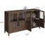 Grande armoire-buffet avec portes vitrées Modern Farmhouse