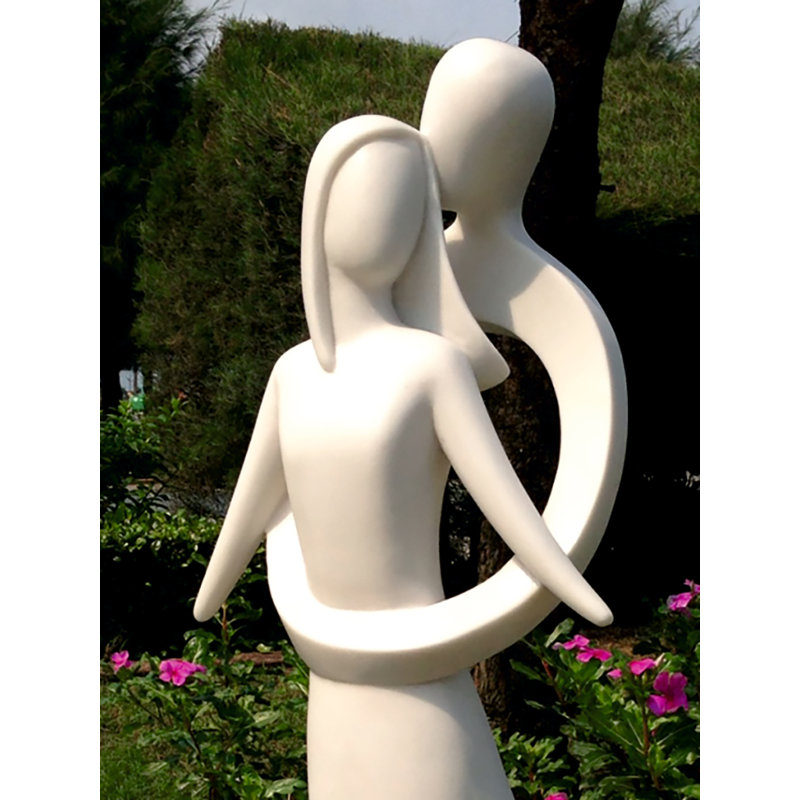 Weather Resistant UV Resistant Plastic Garden Statue, 117cm H x 24cm W x 36cm D