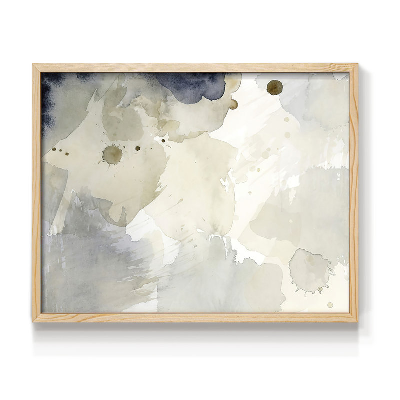 Bergamote séchée dans la brume I - Reproduction encadrée - Restickable, H 16 po x l 20 po, Naturel