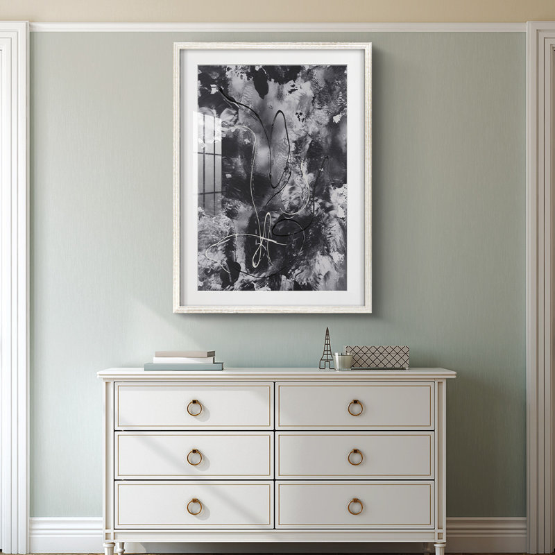 Radical Mix II - impression encadrée, 28.5" H x 20.5" W, White