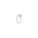 Deltana 88TR6-26 6" Towel Ring 88 Series; Bright Chrome Finish