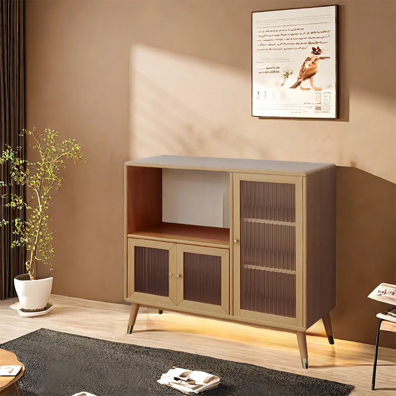Buffet Modern Minimalist, Bois naturel