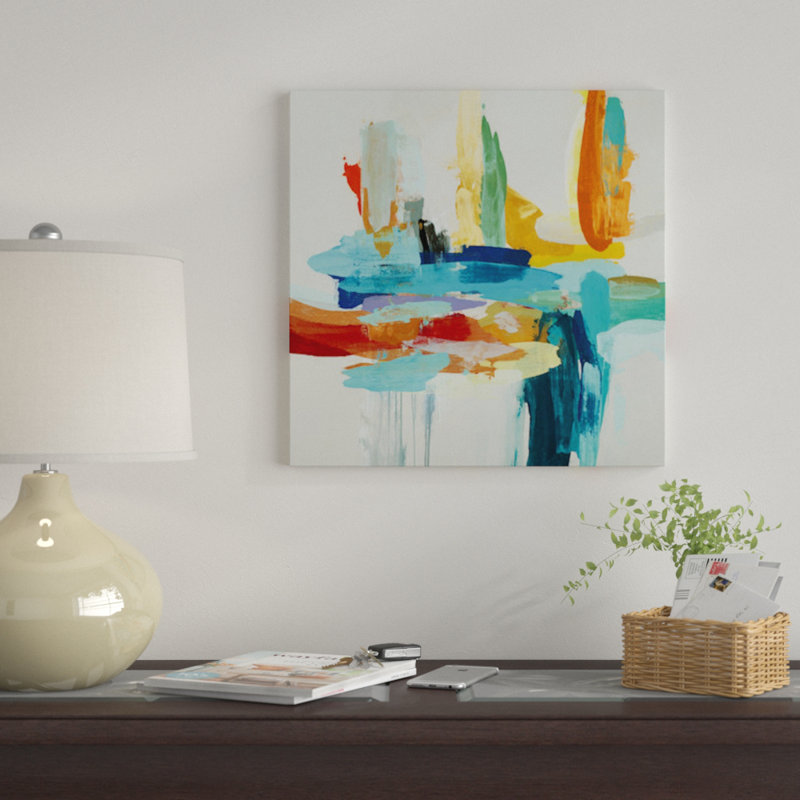 «Synergy II», reproduction sur toile, H 18 po x l 18 po x P 1,5 po, Pas de tapis, Toile tendue