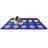 Polka Dots Machine Woven Nylon Rug-1188670603