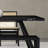 Modern simple rectangular solid wood dining table-365060770