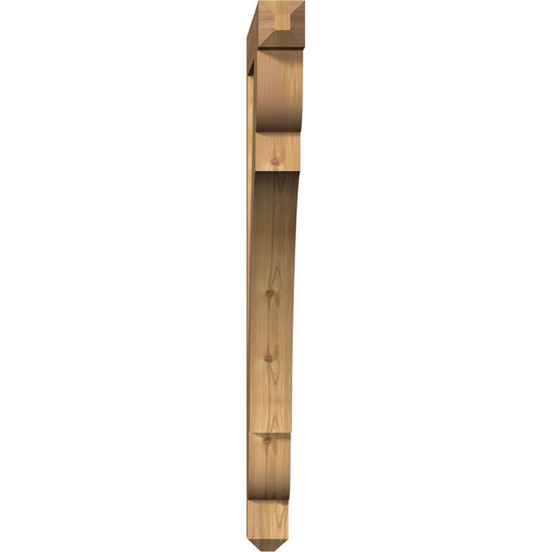 Support pour artisan olympique, Cèdre rouge de l'Ouest (lisse), 44"H x 3.5"W x 36"D