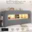 Structure de lit tapissier, lit de rangement avec DEL et station de charge-1030962291-1012162557
