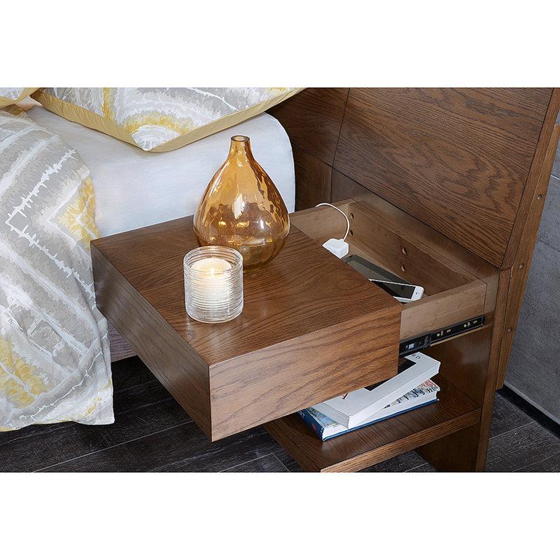 Bed With 2 Nightstands