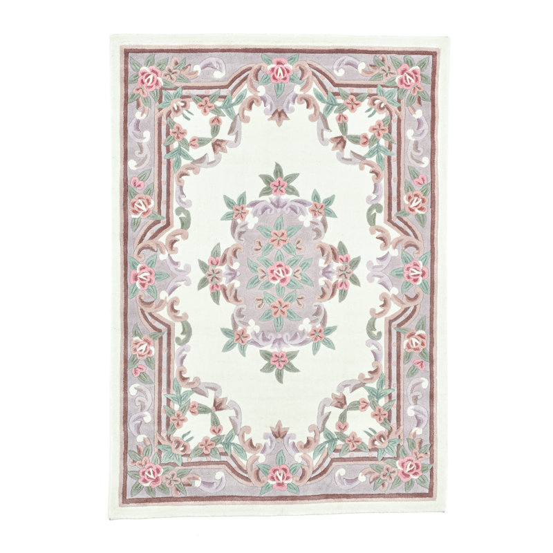 Costilla Floral Hand Woven Area Rug, Rectangular 290cm x 390 cm