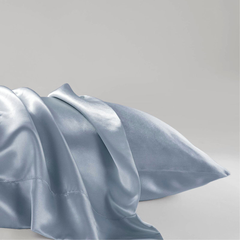 Ensemble de draps 6 pièces, Bleu, Couvre-lit très grand + 5 pièces supplémentaire