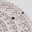 Décoration murale | Décoration murale ronde en bois sculptée à la main mandala | 48 pouces
