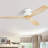 Nicola 52" 3 - Blade Flush Mount Ceiling Fan with remote control-91902318