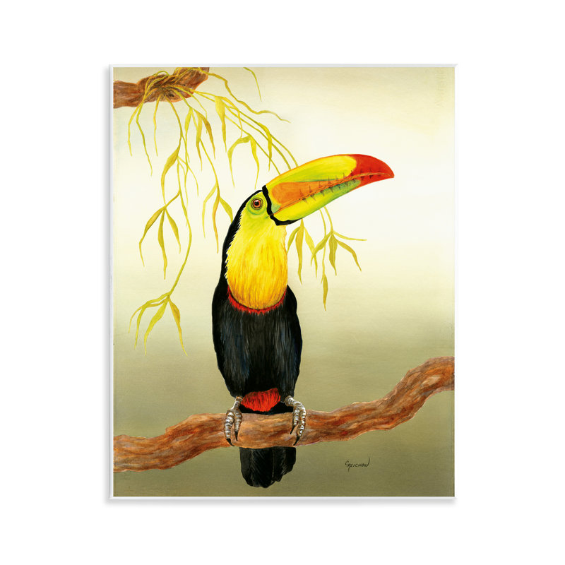 «One Toucan on Branch», art mural par Christine Reichow