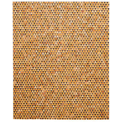 Cowhide Patchwork Orange Rug 8'0" x 10'0"