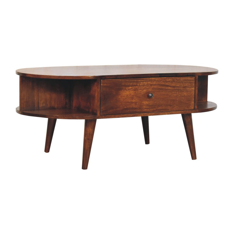 Solid Wood Coffee Table with Storage