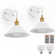 Ensemble de 2 appliques murales Modern