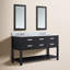 Ensemble de meuble-lavabo de comptoir en marbre blanc Carrara de 60 po avec robinet et miroir Parmer-1746696058-1638319313