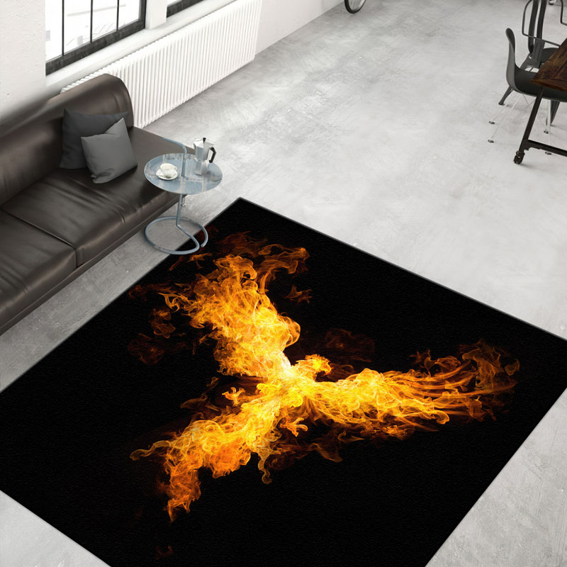 Exquisite Floral Printed Soft Pile Rug with Mesmerizing Color Pattern Ideal for Enhancing the Beauty of Your Living Room or Bedroom