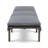 Acacia Wood Chaise Lounge with Full-Length Cushion for Outdoor Relaxation and Comfort-1244495708-1244495706