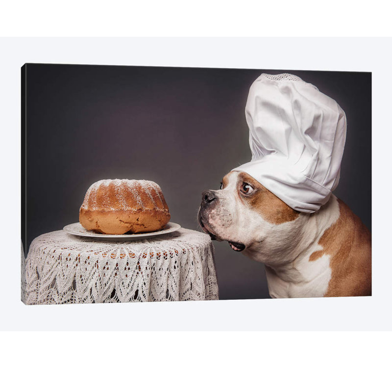 «The Confectioner And His Masterpiece» par Heike Willers, impression sur toile tendue, H 8 po x l 12 po x P 0,75 po