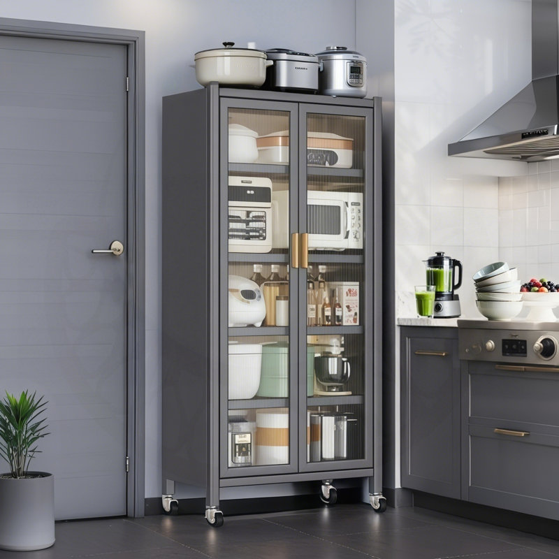 Amneris Accent Cabinet, Gray