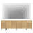 94.5" Modern Wood Reeded Drawer Dresser With Doors, Minimalist Dresser Organizer Storage Cabinet With Charging Station For Bedroom,Living Room, Entryway-1533234951