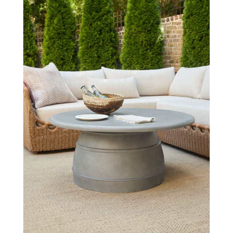 Ravenna Outdoor Table, 18" H x 42" W x 42" D