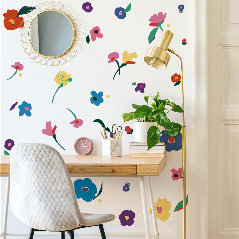 Abstract Flower Wall Decal