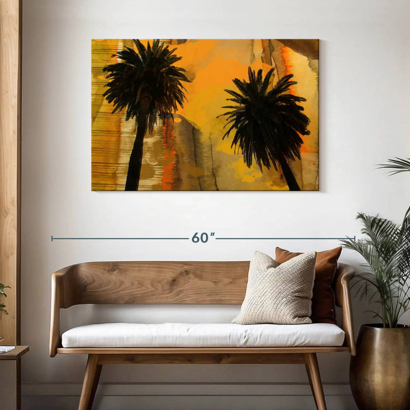 Gillard Palm Duo, H 30 po x l 45 po