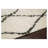 Twinar Geometric Hand Knotted Wool Off White/Dark Gray Shag Area Rug-625810820