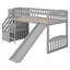 Lit mezzanine avec escalier et glissade-239125211