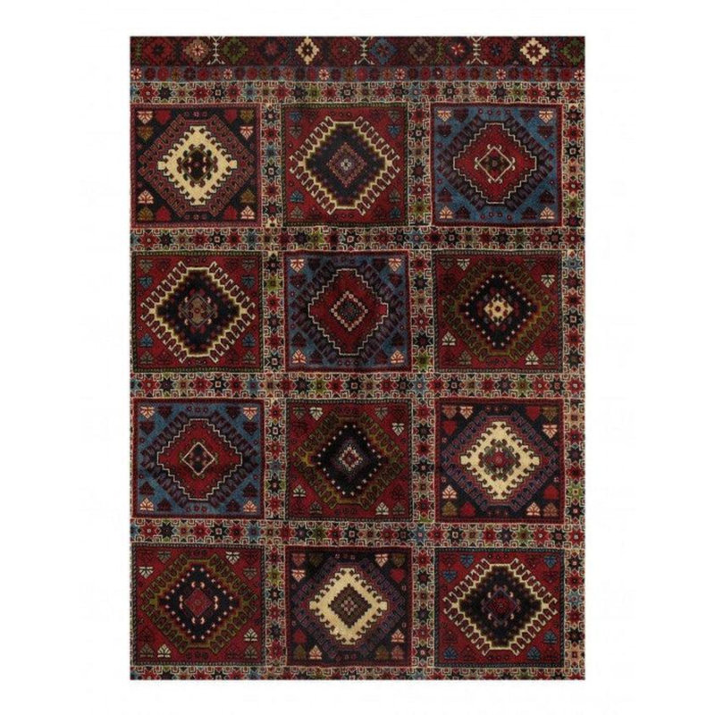 Shaneqwa Plaid Area Rug in Rust