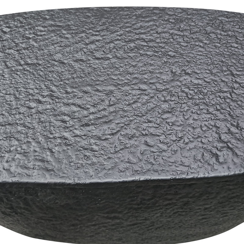 Table basse Florrie en aluminium noir