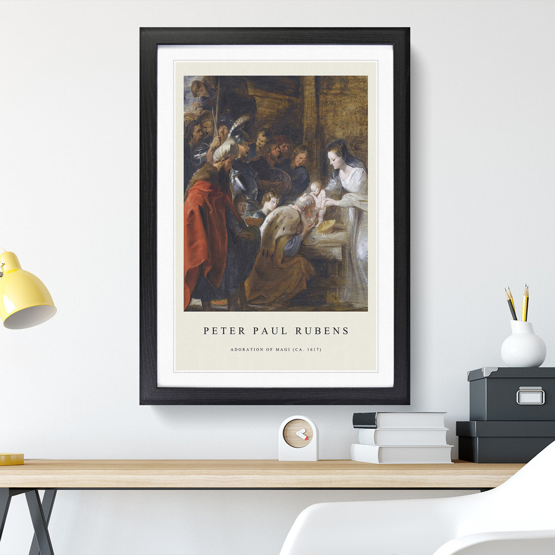 The Adoration of the Magi by Peter Paul Rubens - Picture Frame Painting