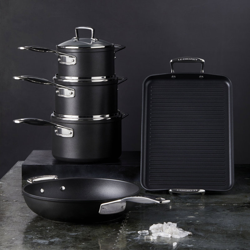 Le Creuset Toughened Non-Stick 3 Piece Saucepan Set