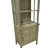 Gray Wash Solid Wood 2 Door Accent Cabinet